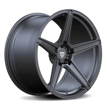 Custom forged monoblock wheel, 21 inch design, optimized for BMW X5 2010, featuring sleek black finish.